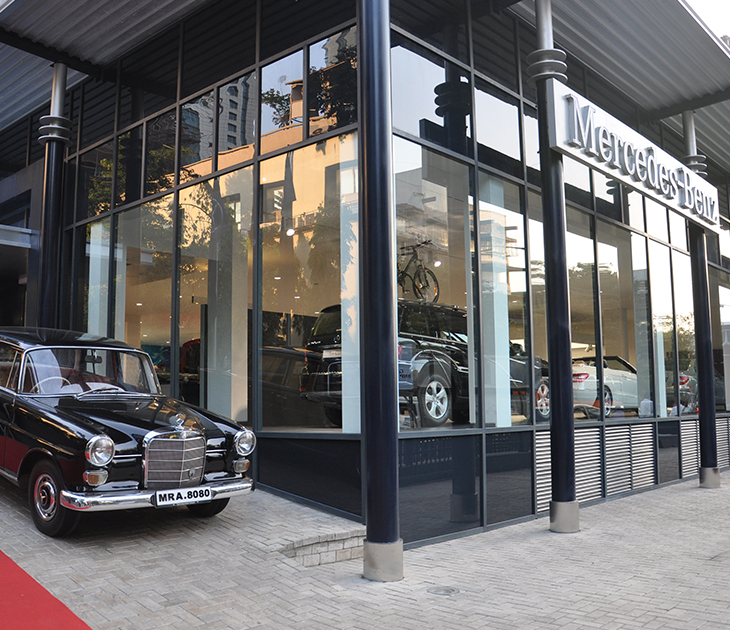 Mercedes Benz Dealers Showroom In Mumbai